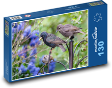Young starling - bird, animal Puzzle 130 pieces - 28.7 x 20 cm 