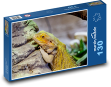 Agama - fúzatý drak, plaz Puzzle 130 dielikov - 28,7 x 20 cm 