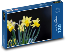 Daffodils - yellow flowers, spring Puzzle 130 pieces - 28.7 x 20 cm 
