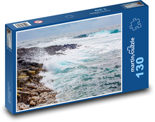 Maurícius - pobrežie, výhľad na more Puzzle 130 dielikov - 28,7 x 20 cm 