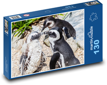 Tučňák brýlový - zvíře, v zoo Puzzle 130 dílků - 28,7 x 20 cm