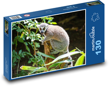 Lemur - zviře, Madagaskar Puzzle 130 dílků - 28,7 x 20 cm