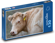 Krowa - bydło, bydło Puzzle 130 elementów - 28,7x20 cm