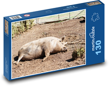 Prasa - domáce zviera, farma Puzzle 130 dielikov - 28,7 x 20 cm 