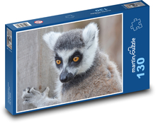 Lemur - wildlife, Madagascar Puzzle 130 pieces - 28.7 x 20 cm 