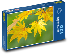 Javorové listy - podzimní olistění, strom Puzzle 130 dílků - 28,7 x 20 cm