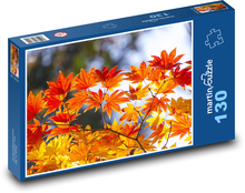 Javorové listy - podzim, strom Puzzle 130 dílků - 28,7 x 20 cm