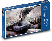 Hroznýš jamajský - had, plaz Puzzle 130 dílků - 28,7 x 20 cm