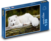 Polar fox - snow fox, animal Puzzle 130 pieces - 28.7 x 20 cm 