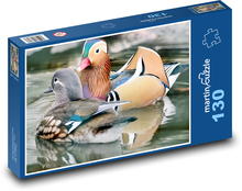 Mandarin duck - duck, bird Puzzle 130 pieces - 28.7 x 20 cm 
