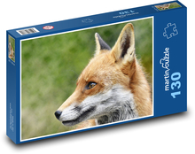 Fuchs - wildes Tier, Säugetier Puzzle 130 Teile - 28,7x20 cm