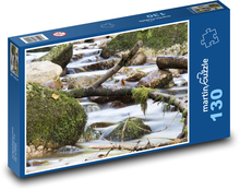 Řeka - větve, příroda Puzzle 130 - 28,7x20 cm