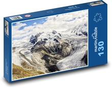 Glacier - mountains, Alps Puzzle 130 pieces - 28.7 x 20 cm 
