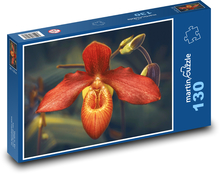 Tropikalna orchidea - kwiat, kwiat Puzzle 130 elementów - 28,7x20 cm
