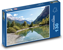 Berglandschaft - Bäume, Natur Puzzle 130 Teile - 28,7x20 cm