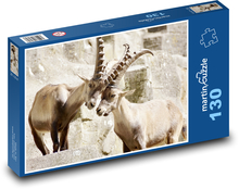 Capricorn - horns, mammal Puzzle 130 pieces - 28.7 x 20 cm 