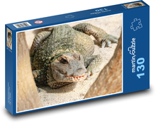 Crocodile - dangerous reptile Puzzle 130 pieces - 28.7 x 20 cm 