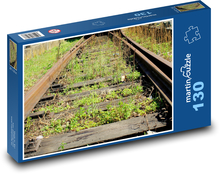Železničná trať - koľajnice, železnice Puzzle 130 dielikov - 28,7 x 20 cm 