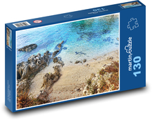 Moře - pláž, příroda Puzzle 130 dílků - 28,7 x 20 cm
