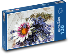 Gazania - kwiat, ogród Puzzle 130 elementów - 28,7x20 cm