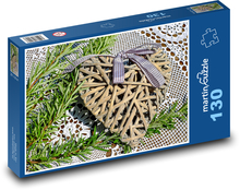 Serce - kochać, romans Puzzle 130 elementów - 28,7x20 cm