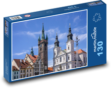Klatovy - church, Czech Republic Puzzle 130 pieces - 28.7 x 20 cm 