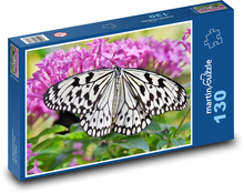 Motýl - tropický hmyz, křídlo Puzzle 130 dílků - 28,7 x 20 cm
