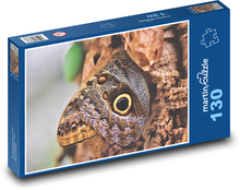 Motýl - hmyz, strom Puzzle 130 dílků - 28,7 x 20 cm