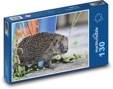Ježek - divoké zvíře, savec Puzzle 130 dílků - 28,7 x 20 cm