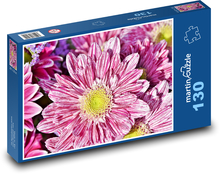 Astra - květina, rostlina Puzzle 130 dílků - 28,7 x 20 cm