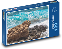 More - vlny, skaly Puzzle 130 dielikov - 28,7 x 20 cm 