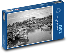 Boote - Fischereihafen, Meer Puzzle 130 Teile - 28,7x20 cm