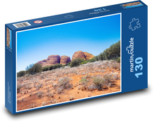 Kata Tjuta - skální útvary, poušť Puzzle 130 dílků - 28,7 x 20 cm