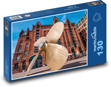 Hamburg - Deutschland, gebäude Puzzle 130 Teile - 28,7x20 cm