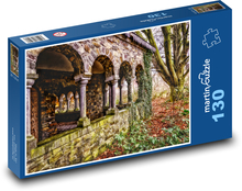 Klášter - stará staba, příroda Puzzle 130 dílků - 28,7 x 20 cm