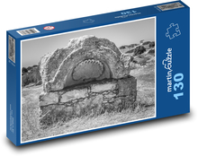 Kašna - kámen, Kypr  Puzzle 130 dílků - 28,7 x 20 cm