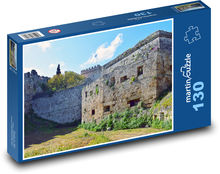 Středověký hrad - pevnost, opevnění Puzzle 130 dílků - 28,7 x 20 cm