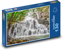 Vodopád - řeka, voda Puzzle 130 dílků - 28,7 x 20 cm