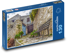 Altes Haus - Architektur, Bau Puzzle 130 Teile - 28,7x20 cm