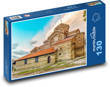 Heilige Maria Peryvleptos - Kirche, Mazedonien Puzzle 130 Teile - 28,7x20 cm