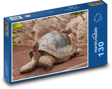 Żółw - gad, zwierzę Puzzle 130 elementów - 28,7x20 cm