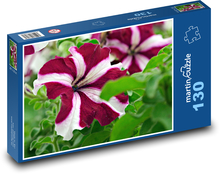 Petunia - kwiaty, ogród Puzzle 130 elementów - 28,7x20 cm