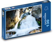 Wasserfall - Bach, Wasser Puzzle 130 Teile - 28,7x20 cm