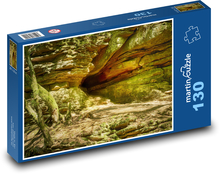 Sandstein - Höhle, Wald Puzzle 130 Teile - 28,7x20 cm