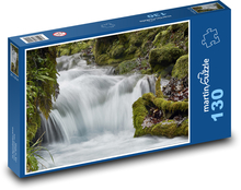 Wasser - Wasserfall, Natur Puzzle 130 Teile - 28,7x20 cm