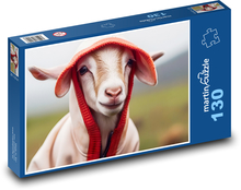 Goat - animal, young Puzzle 130 pieces - 28.7 x 20 cm 