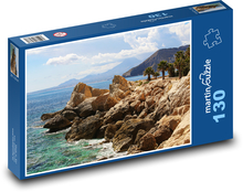 Küste - Felsen, Strand Puzzle 130 Teile - 28,7x20 cm
