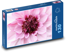 Jirina - dahlias flower, petals Puzzle 130 pieces - 28.7 x 20 cm 