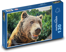 Medvěd - zvíře, zoo Puzzle 130 dílků - 28,7 x 20 cm