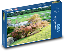 Japonská záhrada - javor, stromy Puzzle 130 dielikov - 28,7 x 20 cm 